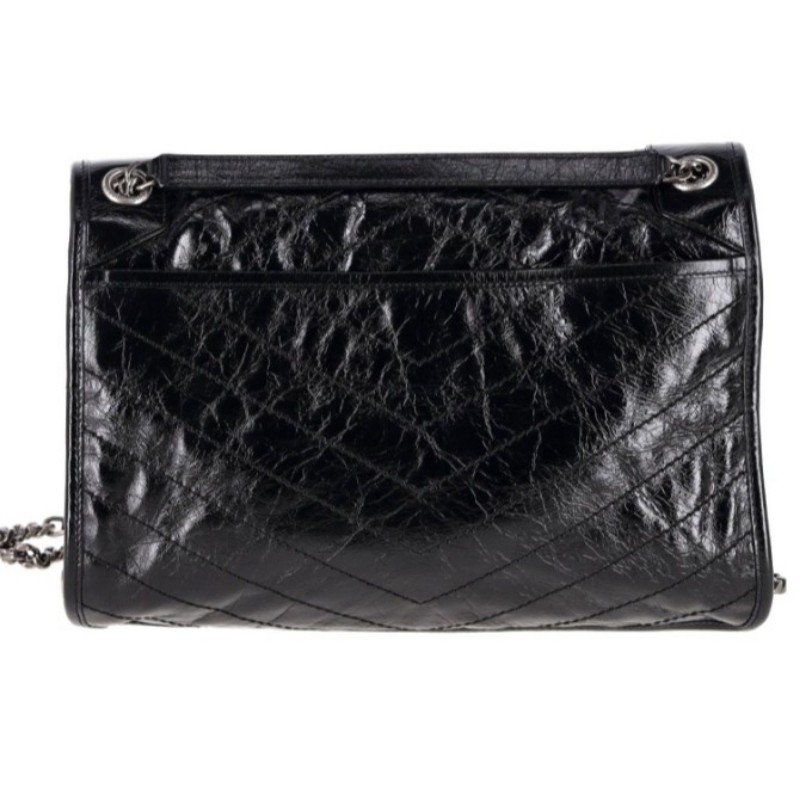 YSL NIKI large(D扣款大號黑色銀鍊款)-2