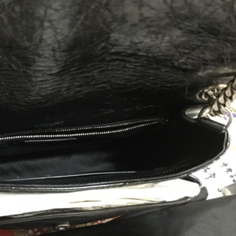 YSL NIKI large(D扣款大號黑色銀鍊款)-4