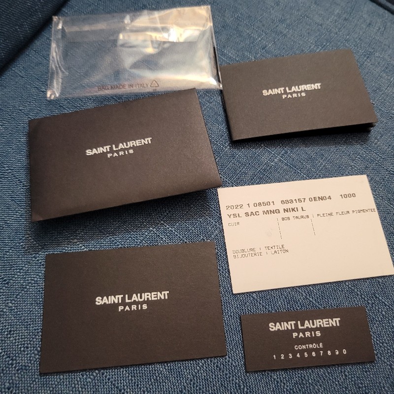 YSL NIKI large(D扣款大號黑色銀鍊款)-6