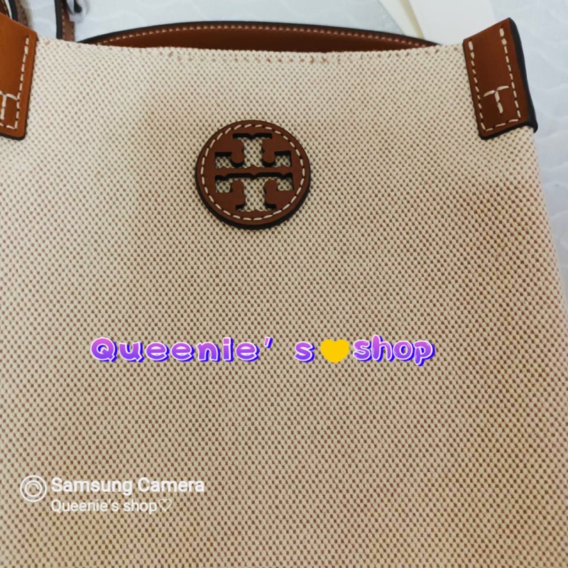 Tory Burch 新款Blake帆布水桶包-13