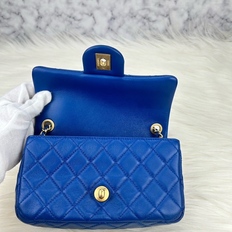 Chanel 羊皮金球 CF大mini 克萊因藍 ⭕️爆款⭕️天菜⭕️缺貨款⭕️-20