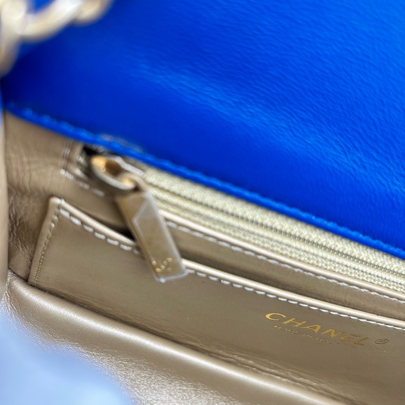 Chanel 羊皮金球 CF大mini 克萊因藍 ⭕️爆款⭕️天菜⭕️缺貨款⭕️-22