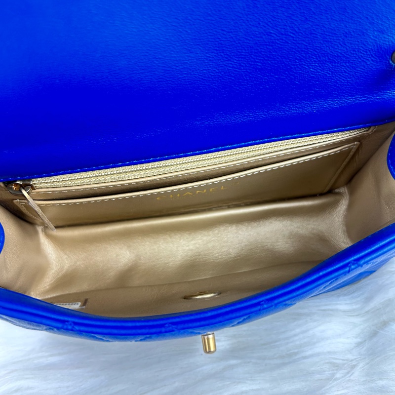 Chanel 羊皮金球 CF大mini 克萊因藍 ⭕️爆款⭕️天菜⭕️缺貨款⭕️-23