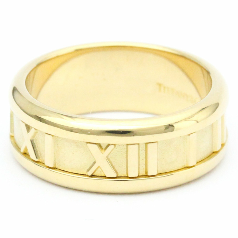 【日本直送】蒂芙尼 Atlas 黃金 (18K) 時尚無石戒指金-0