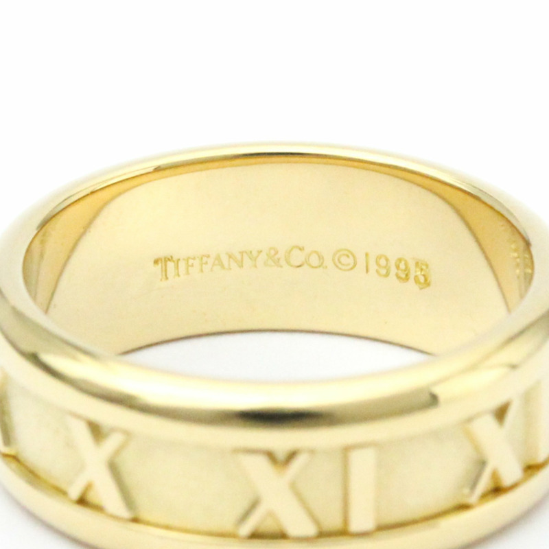 【日本直送】蒂芙尼 Atlas 黃金 (18K) 時尚無石戒指金-4