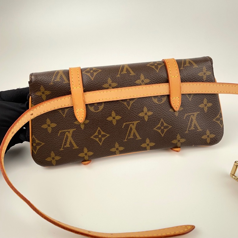 LV 老花經典款變形金剛腰包｜胸包｜側背包-1