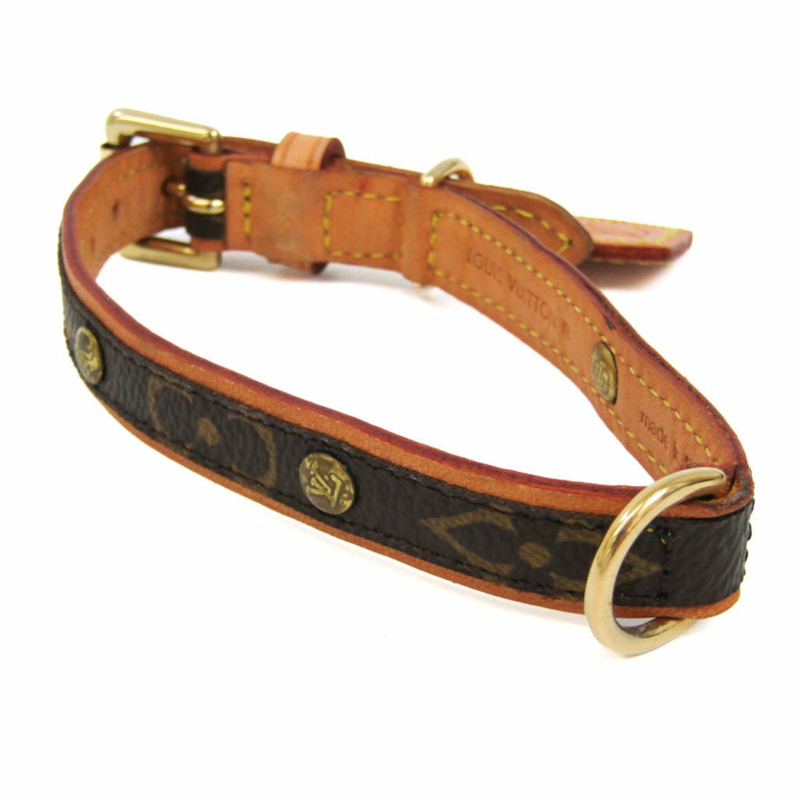 【日本直送】路易威登 Monogram Collier Baxter PM M58073 狗項圈 Monogram 棕色-1