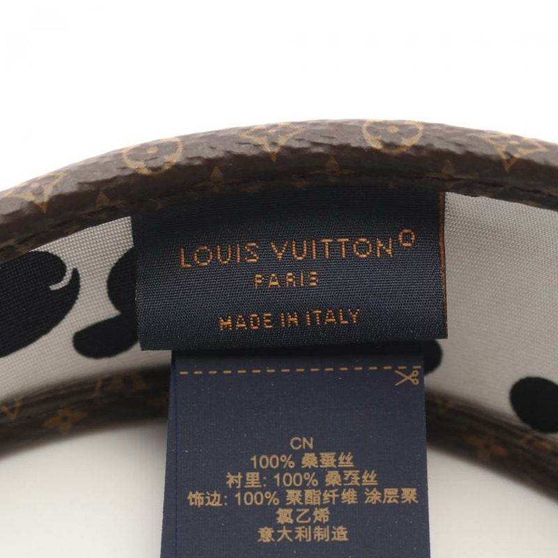【日本直送】 中古LOUIS VUITTON[AB]老花 Bee Mindful 髮圈 髮飾 絲 黑色-2