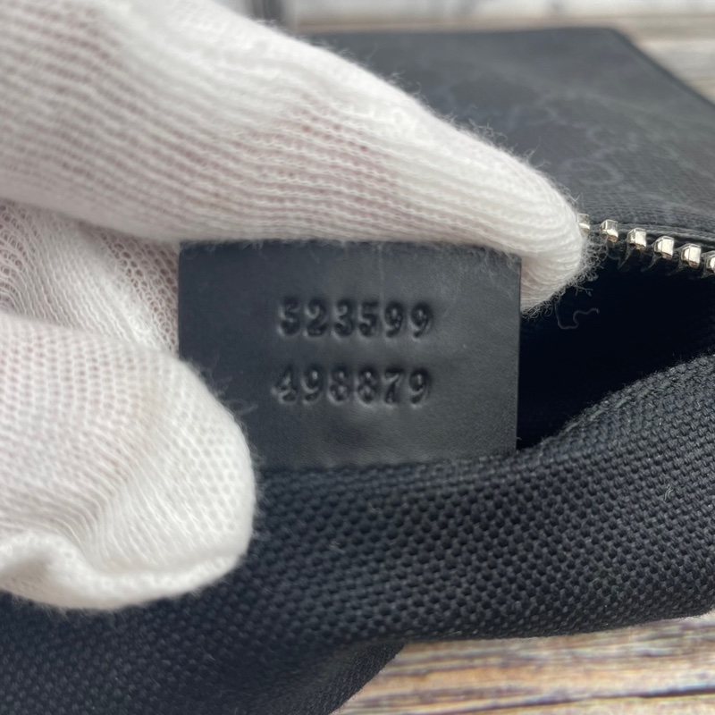 GUCCI 523599 經典GG Supreme藍紅藍織帶拉鍊 #郵差包/ #斜背包 / #肩背包-7