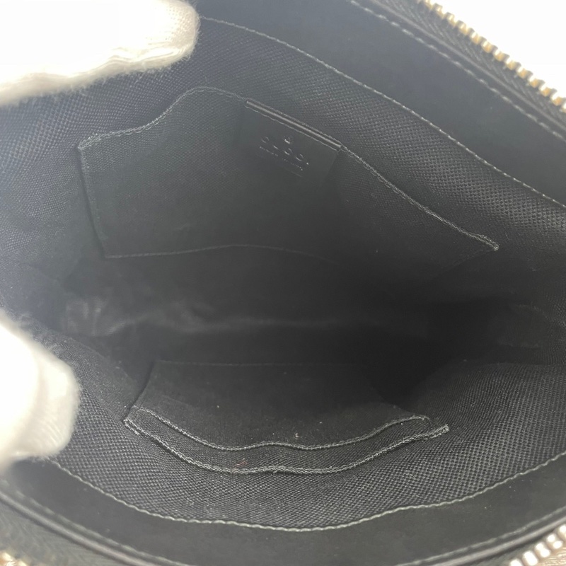 GUCCI 523599 經典GG Supreme藍紅藍織帶拉鍊 #郵差包/ #斜背包 / #肩背包-26