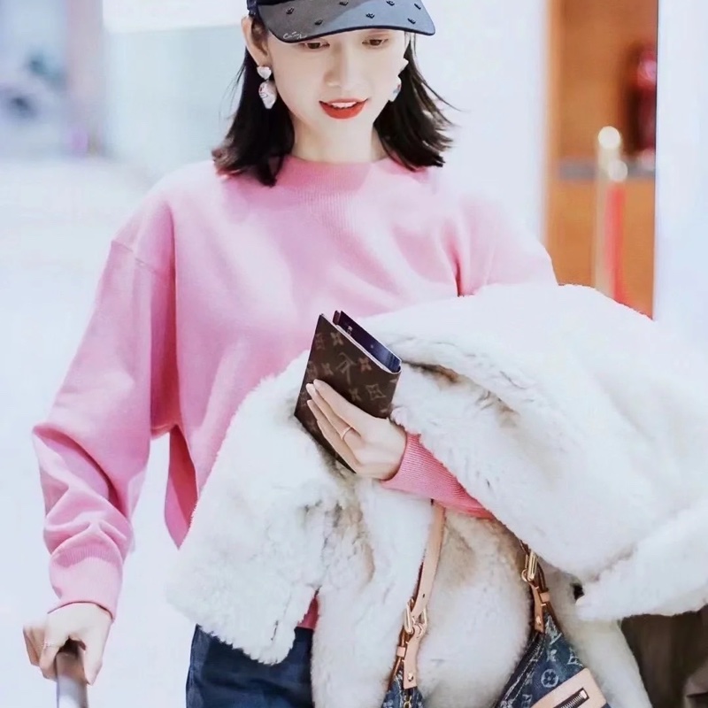 LV單寧牛仔單肩背包  斜挎包-25