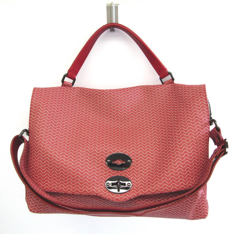 【日本直送】Zanellato POSTINA M 女式皮革,PVC 手提包,單肩包卡其棕色,紅色,白色-0