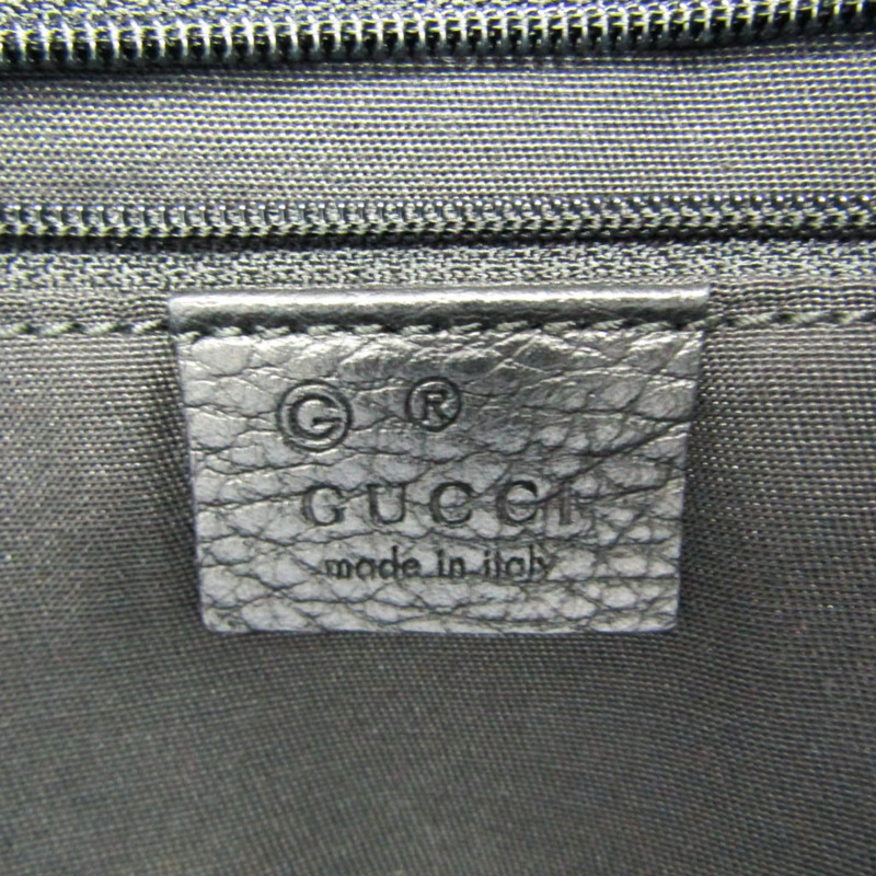 【日本直送】Gucci 293595 女式，男式尼龍，皮革波士頓包，手提包黑色-7