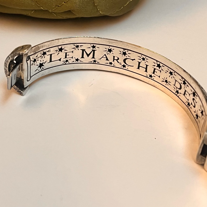 Gucci 仿舊雕花手環-8