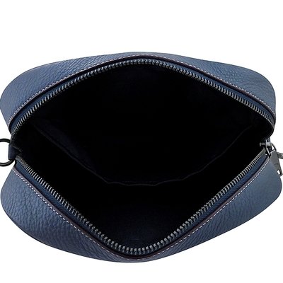 COACH PEANUTS Snoopy 聯名款 JAMIE單寧藍色荔枝紋皮革史奴比圖樣相機包-0