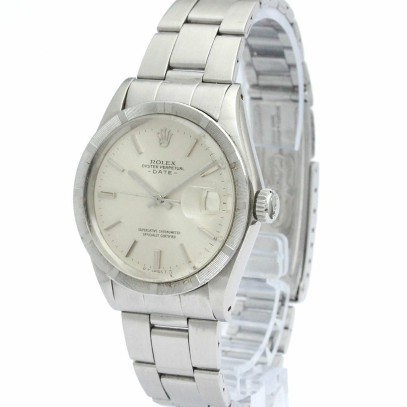 【日本直送】復古勞力士蠔式恆動日期 1501 鋼自動男式手錶 BF562527-1