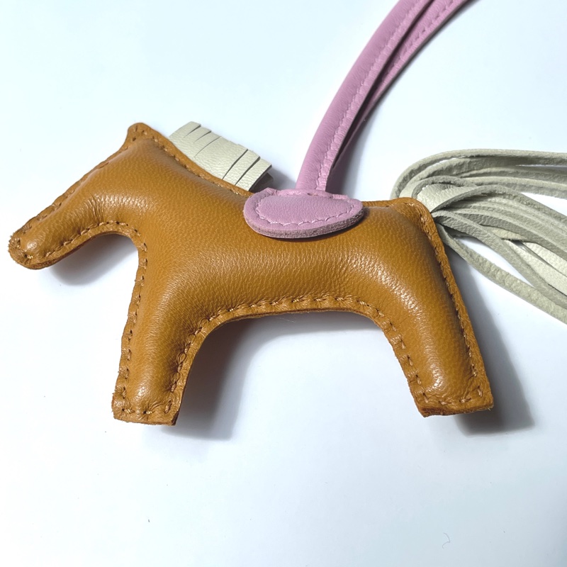 Hermes Rodeo PM 小馬（焦糖/粉）-2