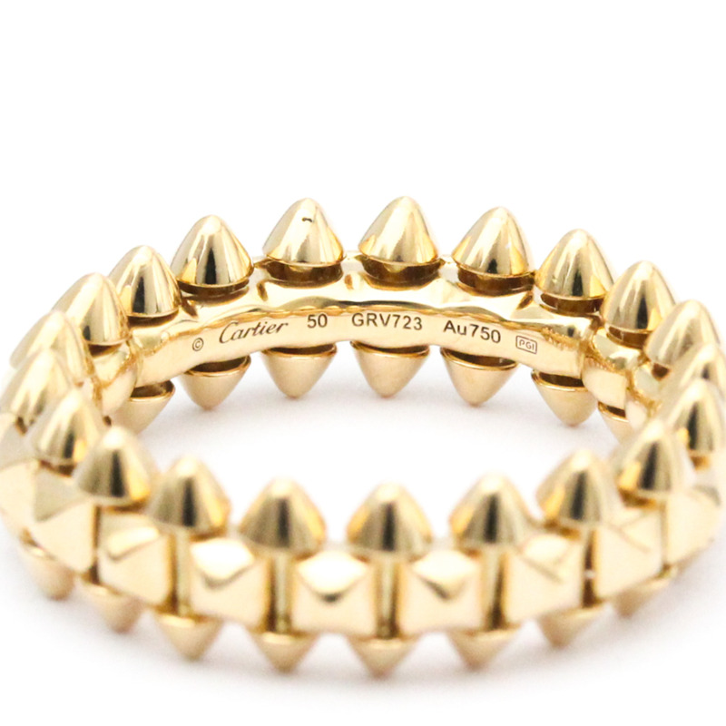 【日本直送】卡地亞 Clash De Cartier SM 戒指 B4229850 玫瑰金 (18K) 時尚無石戒指 玫瑰金-5