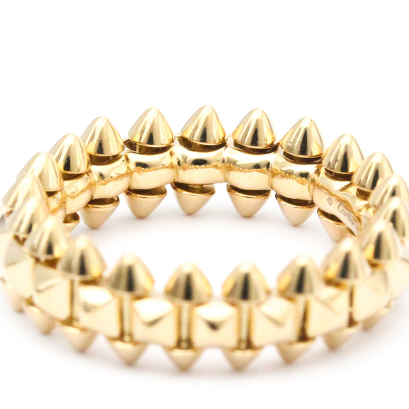 【日本直送】卡地亞 Clash De Cartier SM 戒指 B4229850 玫瑰金 (18K) 時尚無石戒指 玫瑰金-6