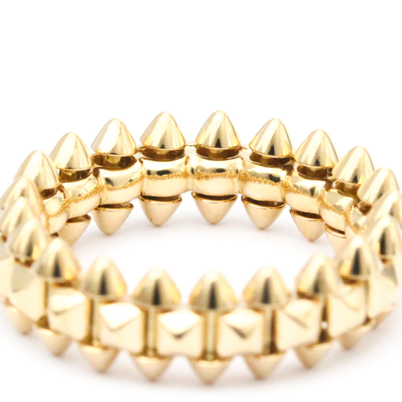 【日本直送】卡地亞 Clash De Cartier SM 戒指 B4229850 玫瑰金 (18K) 時尚無石戒指 玫瑰金-7