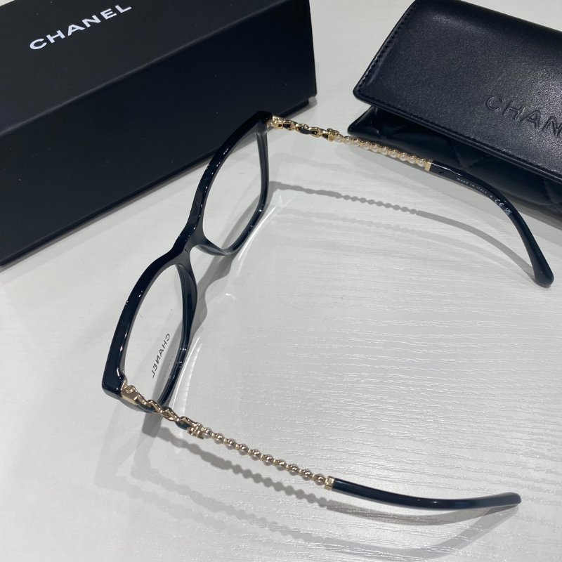 Chanel🤍Ch3441最新款珍珠編織腿 光學眼鏡 可配度數-4