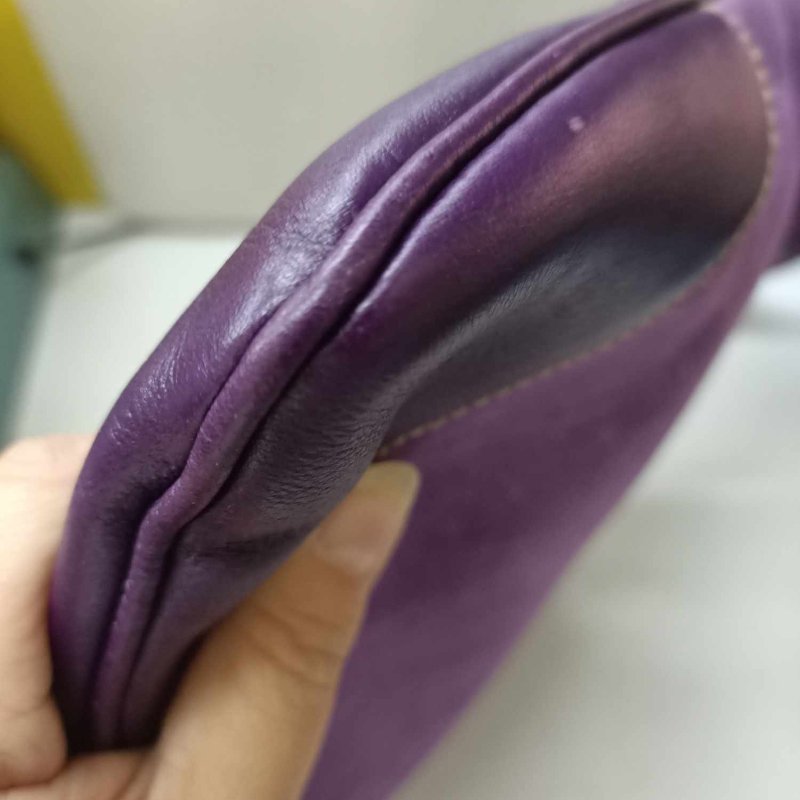 GUCCI VINTAGE 紫色肩背包-5