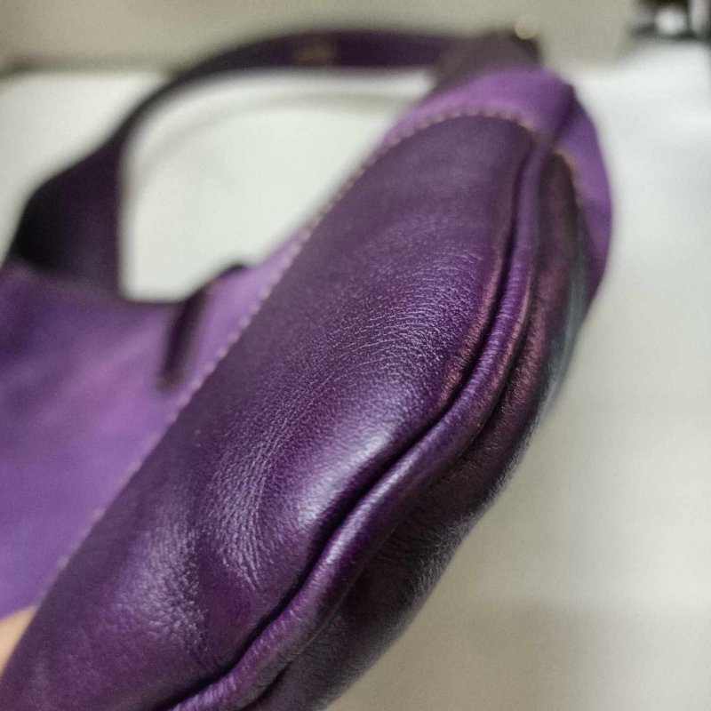 GUCCI VINTAGE 紫色肩背包-6