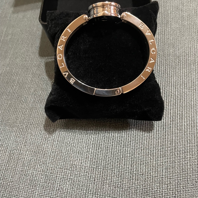 降價出清💝Bvlgari 寶格麗（銀）B.zero1💘雙愛心手環石英錶,🉐超低價出售🩷-5