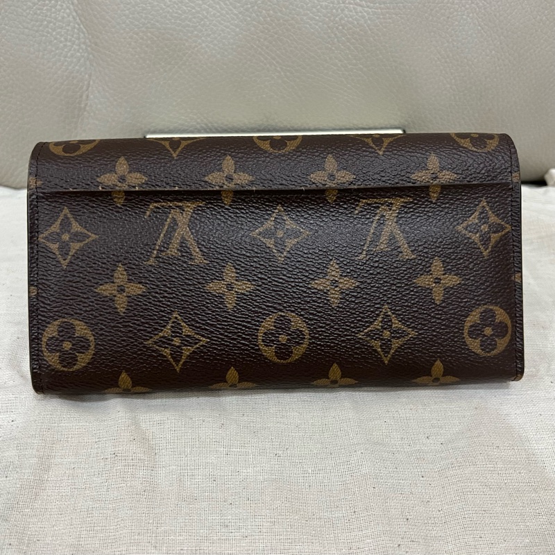 LV Sarah錢包 老花 長夾 發財長夾 芭蕾粉色-7