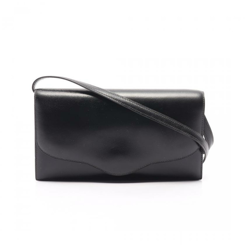 【日本直送】 中古HERMES[BC]肩包 Box牛皮（昂貴皮種） 黑色 黃金五金 ○I刻印-0