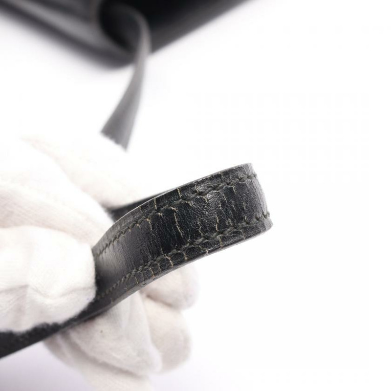【日本直送】 中古HERMES[BC]肩包 Box牛皮（昂貴皮種） 黑色 黃金五金 ○I刻印-4