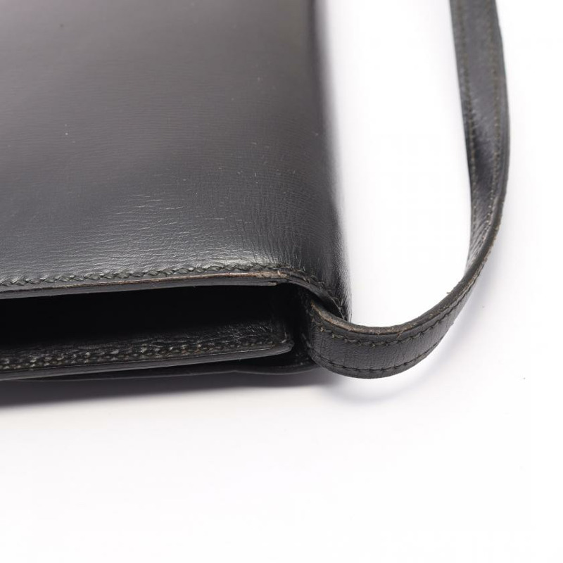 【日本直送】 中古HERMES[BC]肩包 Box牛皮（昂貴皮種） 黑色 黃金五金 ○I刻印-8