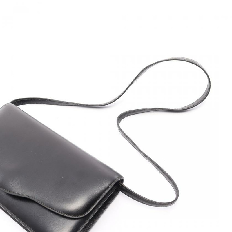 【日本直送】 中古HERMES[BC]肩包 Box牛皮（昂貴皮種） 黑色 黃金五金 ○I刻印-9