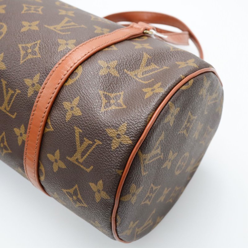 【日本直送】LOUIS VUITTON  路易威登 原花圓筒肩背包子母包帶子包 Papillon30 M51385 二手-6