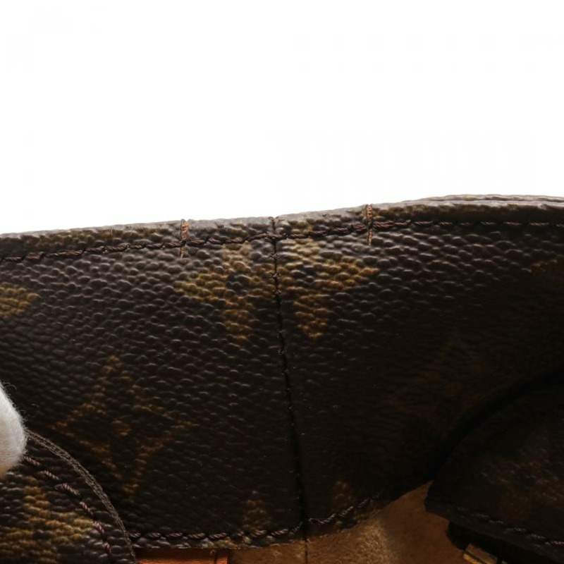 【日本直送】 中古LOUIS VUITTON[BC]Luco 老花肩包 托特包 PVC 真皮 棕色-8