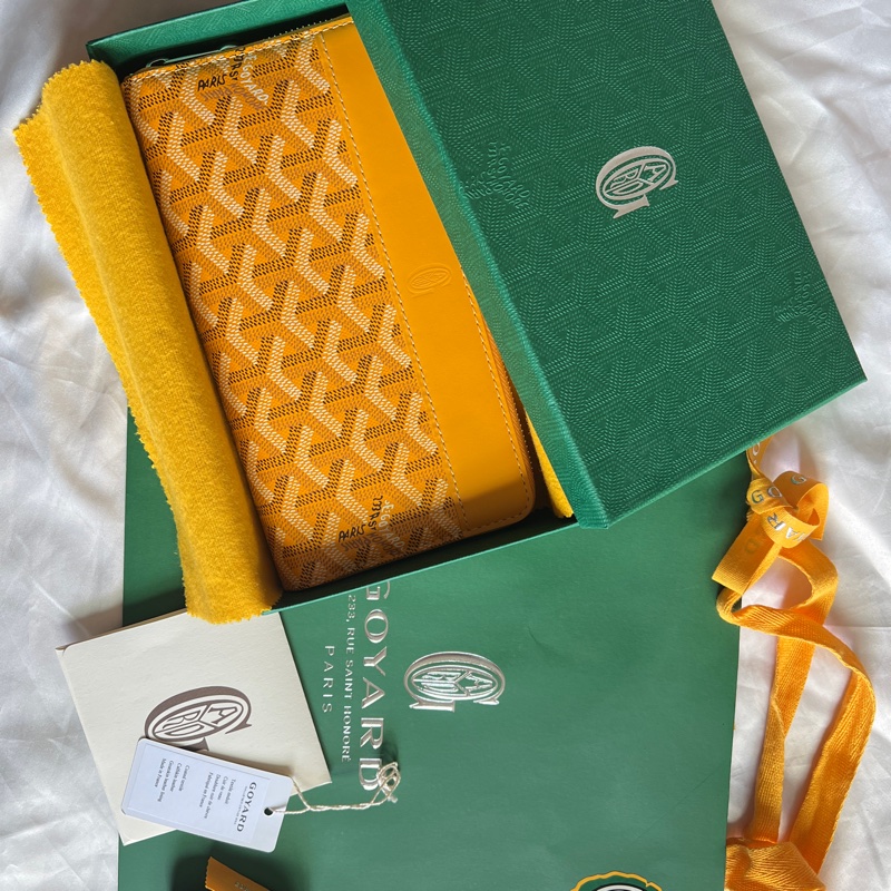 最後降價換現 全新 Goyard Matignon購自巴黎本店 ㄇ字型雙槽 長夾招財錢包-0