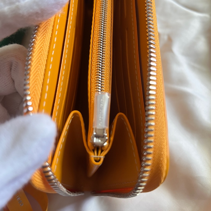 最後降價換現 全新 Goyard Matignon購自巴黎本店 ㄇ字型雙槽 長夾招財錢包-6