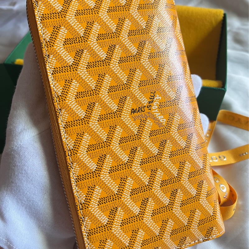 最後降價換現 全新 Goyard Matignon購自巴黎本店 ㄇ字型雙槽 長夾招財錢包-7