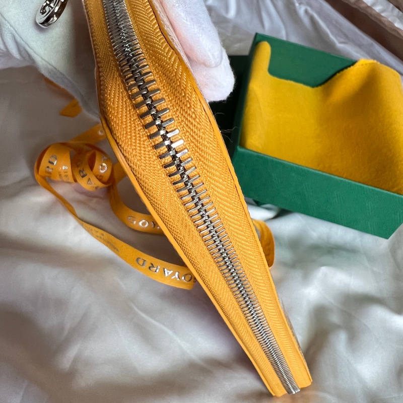 最後降價換現 全新 Goyard Matignon購自巴黎本店 ㄇ字型雙槽 長夾招財錢包-8