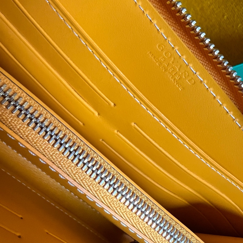 最後降價換現 全新 Goyard Matignon購自巴黎本店 ㄇ字型雙槽 長夾招財錢包-10