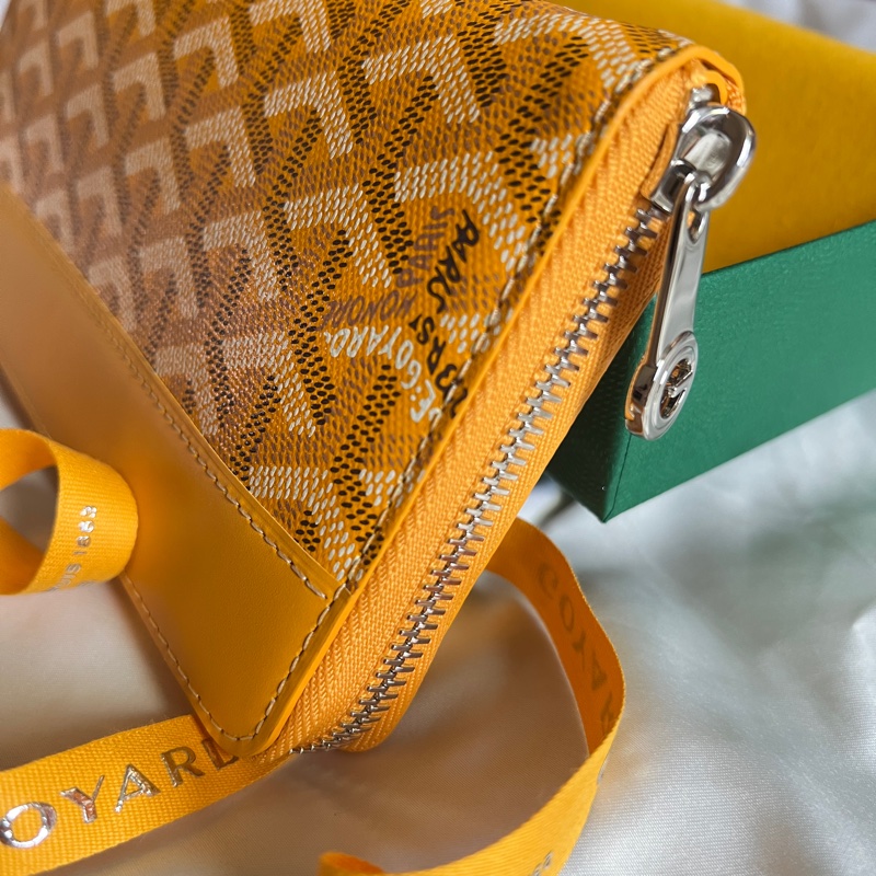 最後降價換現 全新 Goyard Matignon購自巴黎本店 ㄇ字型雙槽 長夾招財錢包-13