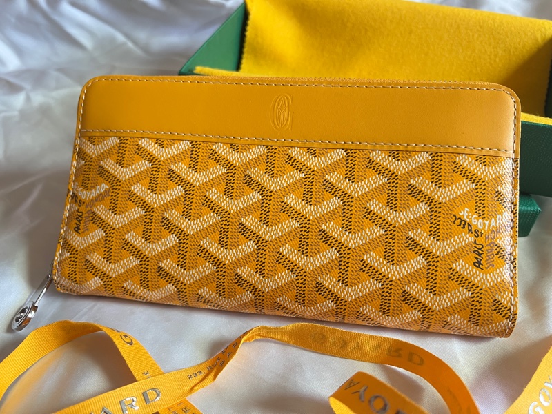 最後降價換現 全新 Goyard Matignon購自巴黎本店 ㄇ字型雙槽 長夾招財錢包-14