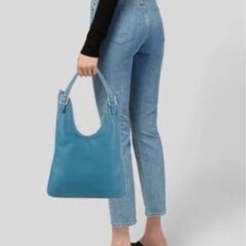 愛馬仕Hermes牛仔藍Togo皮金釦ℹ️方框I刻Massai PM單肩包/斜背包-10