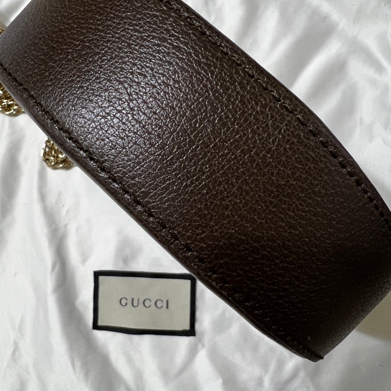 近全新❤️ Gucci古馳 Ophidia 圓餅鏈條包 單肩包 鏈條包 斜背包-8