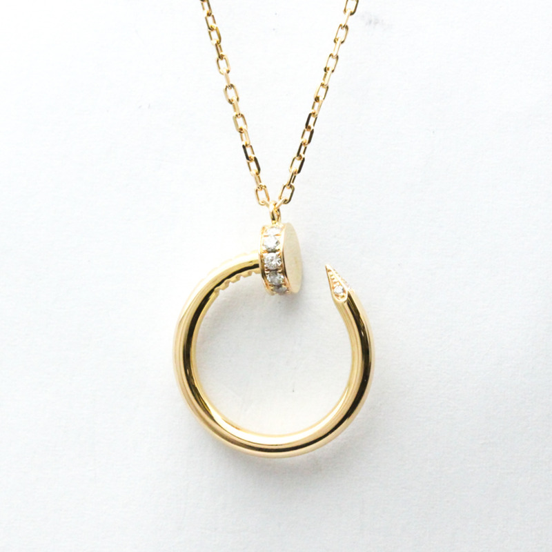 【日本直送】卡地亞 JUSTE UN CLOU 項鍊 B7224888 玫瑰金 (18K) 鑽石男士、女士時尚吊墜項鍊(玫瑰金)-0