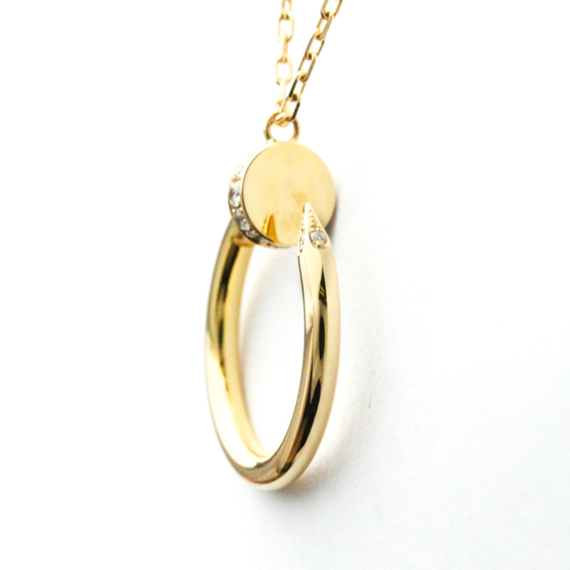 【日本直送】卡地亞 JUSTE UN CLOU 項鍊 B7224888 玫瑰金 (18K) 鑽石男士、女士時尚吊墜項鍊(玫瑰金)-1