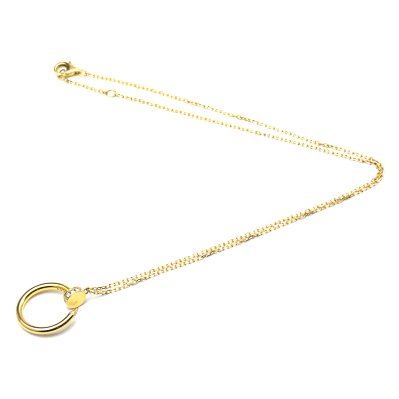 【日本直送】卡地亞 JUSTE UN CLOU 項鍊 B7224888 玫瑰金 (18K) 鑽石男士、女士時尚吊墜項鍊(玫瑰金)-8