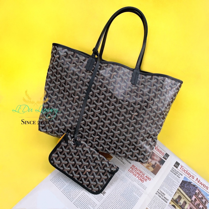 GOYARD SNOOPY 聯名款帆布子母購物包-2