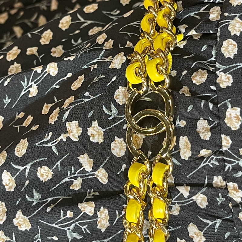 新款香奈兒23C檸檬黃🍋荔枝皮金釦 魚子醬紋mini COCO /23C Neon Yellow Caviar Coco Mini Flap Bag-37