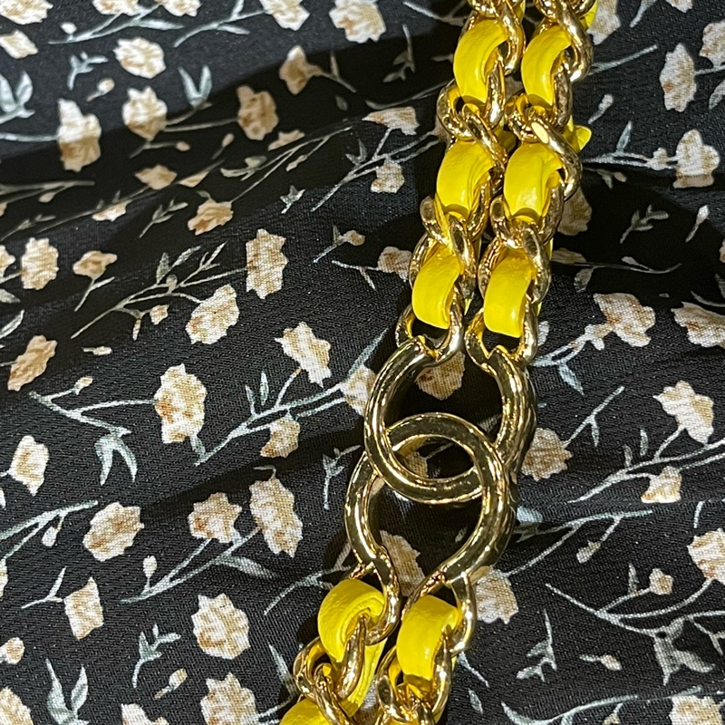 新款香奈兒23C檸檬黃🍋荔枝皮金釦 魚子醬紋mini COCO /23C Neon Yellow Caviar Coco Mini Flap Bag-38